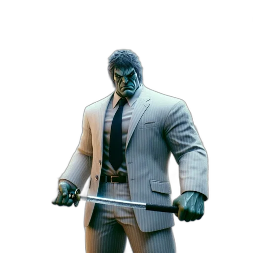 jacket, robot, mask, staff transparent PNG cut-out