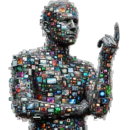 robot, jewelry, staff, face transparent PNG cut-out