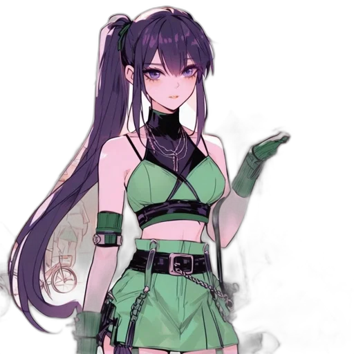 staff, dress, weapon, anime transparent PNG cut-out