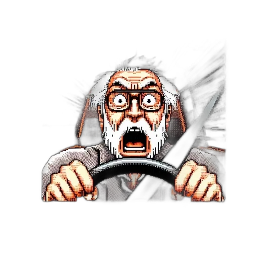 car, face, comic book art, concept art transparent PNG cut-out