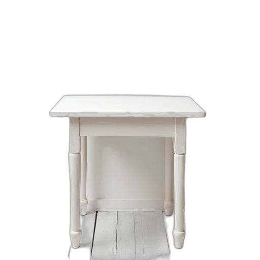 furniture, 3d render, white, washed transparent PNG cut-out