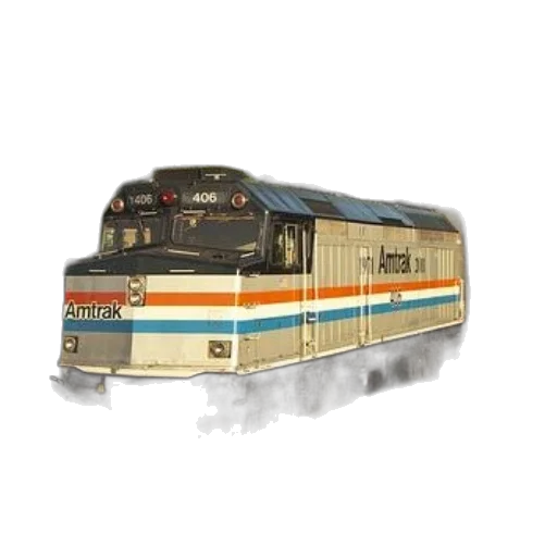 3d render, photorealistic, concept art, amtrak transparent PNG cut-out