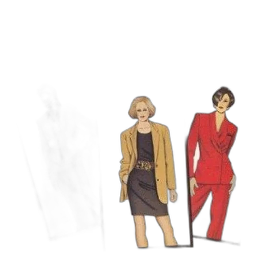 dress, jacket, concept art, watercolor transparent PNG cut-out