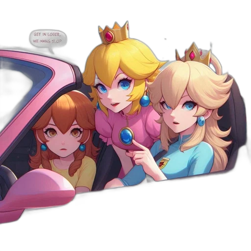 car, crown, weapon, concept art transparent PNG cut-out