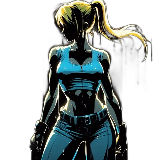 weapon, comic book art, concept art, cyberpunk transparent PNG cut-out