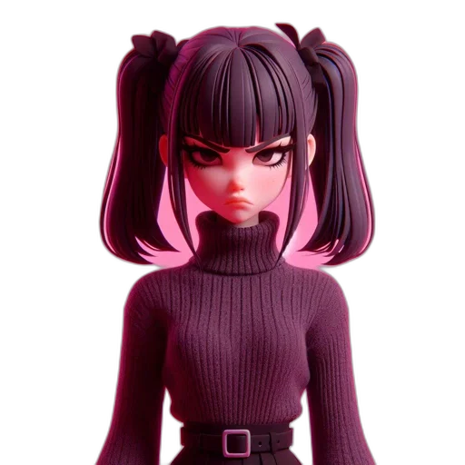 jacket, 3d render, vaporwave, concept art transparent PNG cut-out