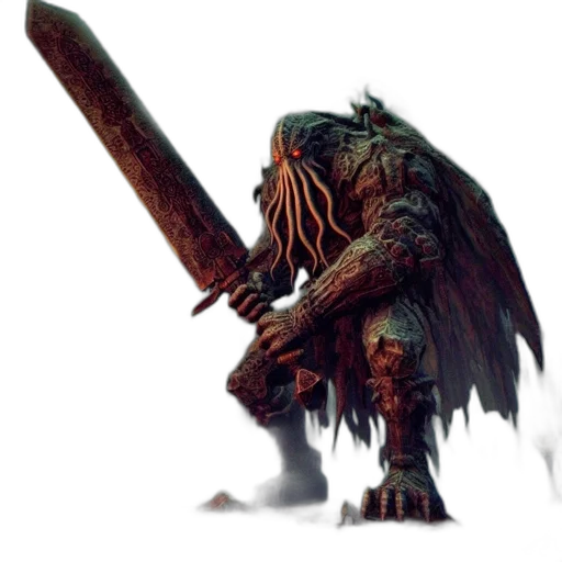 staff, sword, creature, weapon transparent PNG cut-out