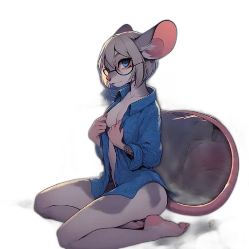jacket, staff, animal, creature transparent PNG cut-out