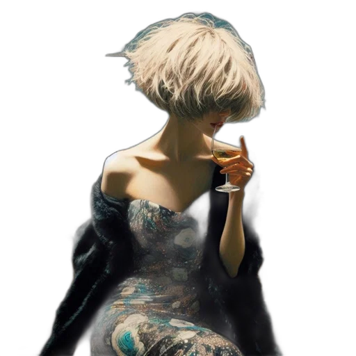 dress, jacket, robot, dragon transparent PNG cut-out
