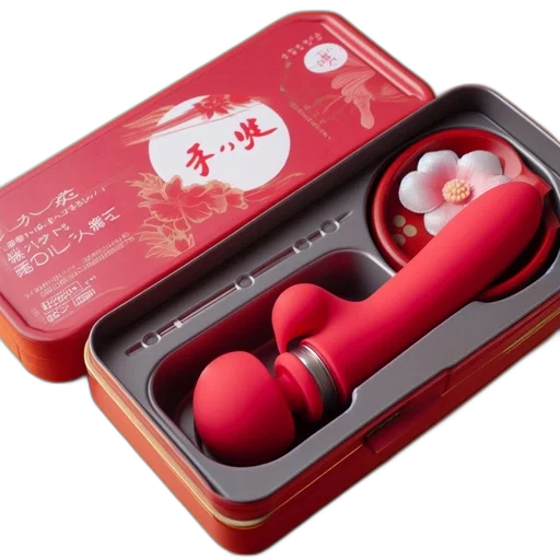 red, tin, box, features transparent PNG cut-out
