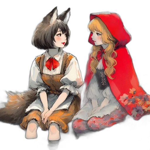 dress, mask, hat, watercolor transparent PNG cut-out