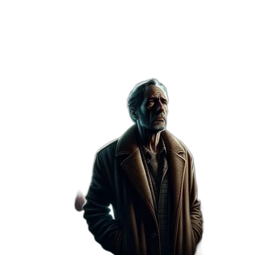 jacket, face, staff, mask transparent PNG cut-out