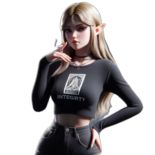 dress, concept art, fantasy art, 3d render transparent PNG cut-out