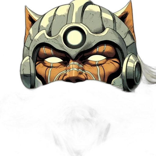 mask, face, staff, creature transparent PNG cut-out