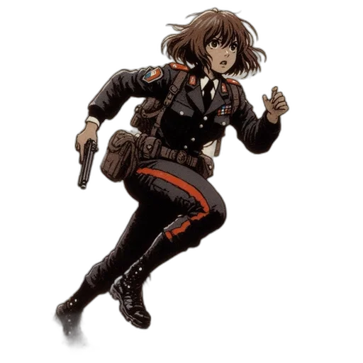 jacket, staff, weapon, concept art transparent PNG cut-out