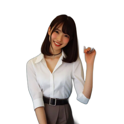 staff, dress, jacket, robot transparent PNG cut-out