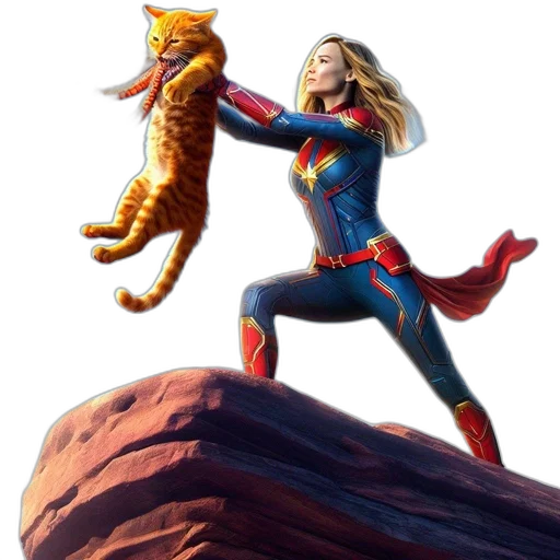 animal, comic book art, concept art, superhero transparent PNG cut-out