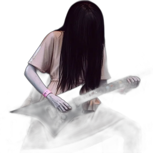hair, weapon, staff, sword transparent PNG cut-out