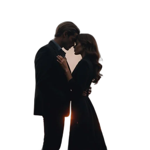 dress, photorealistic, fire, outer space transparent PNG cut-out