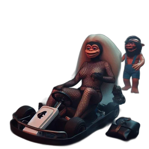 car, robot, creature, shoes transparent PNG cut-out