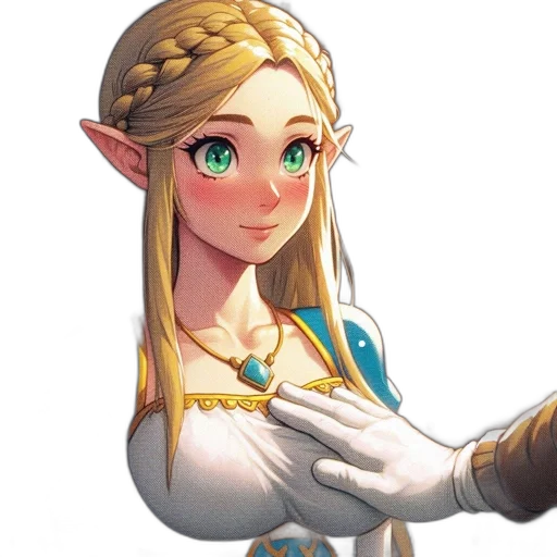 staff, dress, crown, face transparent PNG cut-out