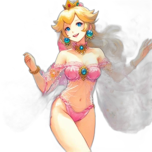 dress, concept art, pixel art, watercolor transparent PNG cut-out