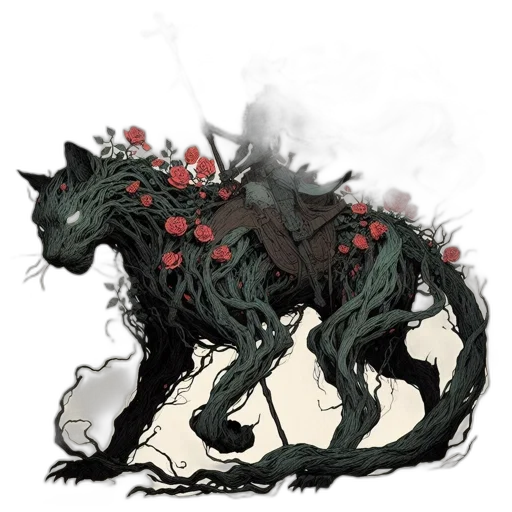 dragon, creature, animal, staff transparent PNG cut-out