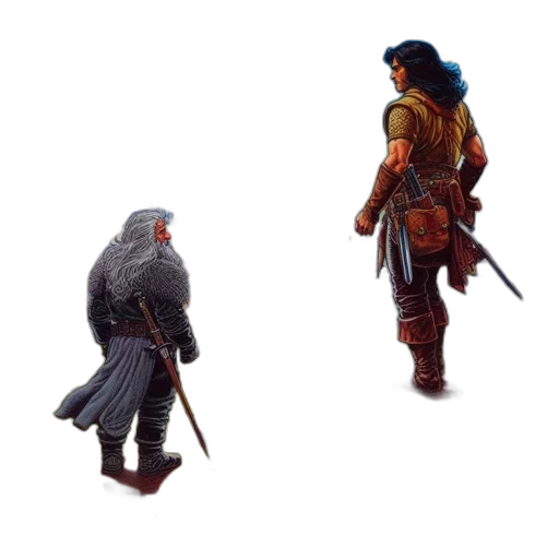 sword, concept art, 3d render, fantasy art transparent PNG cut-out