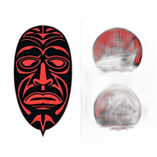 mask, face, concept art, 3d render transparent PNG cut-out