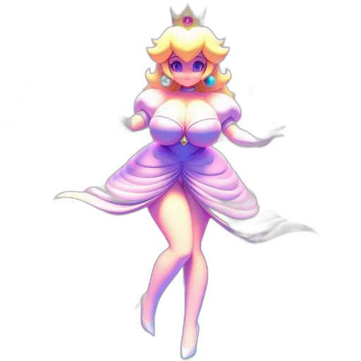 crown, dress, staff, pixel art transparent PNG cut-out