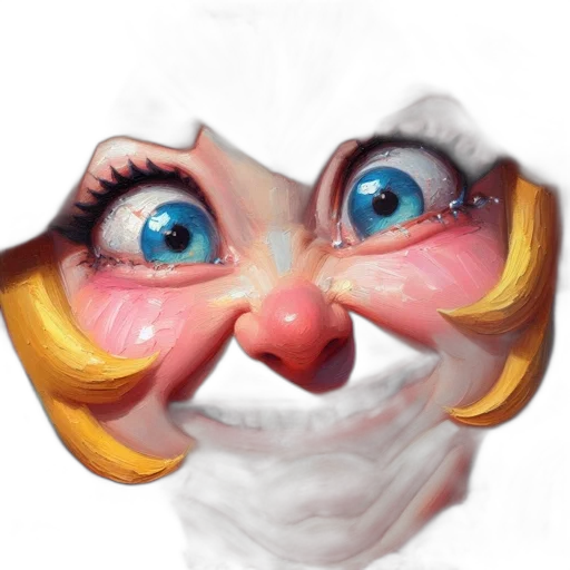 mask, face, creature, photorealistic transparent PNG cut-out