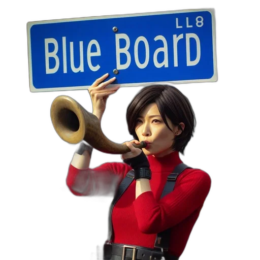 staff, 3d render, concept art, blue transparent PNG cut-out