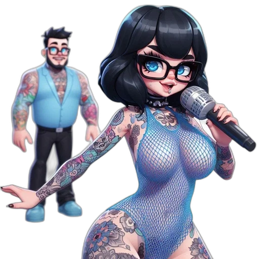 dress, cartoon, concept art, comic book art transparent PNG cut-out