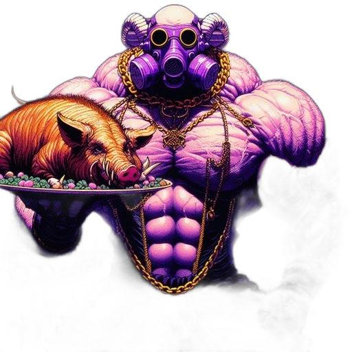 creature, mask, animal, staff transparent PNG cut-out