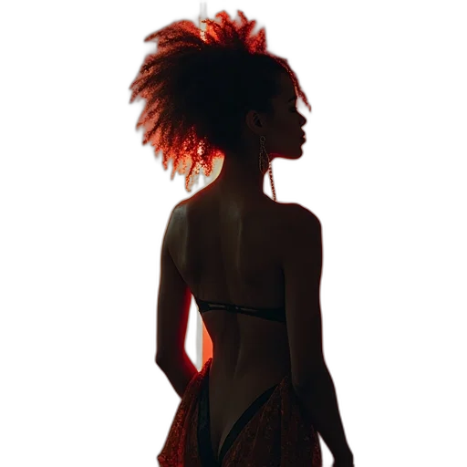 dress, hair, jacket, concept art transparent PNG cut-out