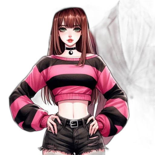 jacket, creature, dress, fantasy art transparent PNG cut-out