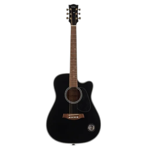 black, acoustic, guitar, glossy transparent PNG cut-out