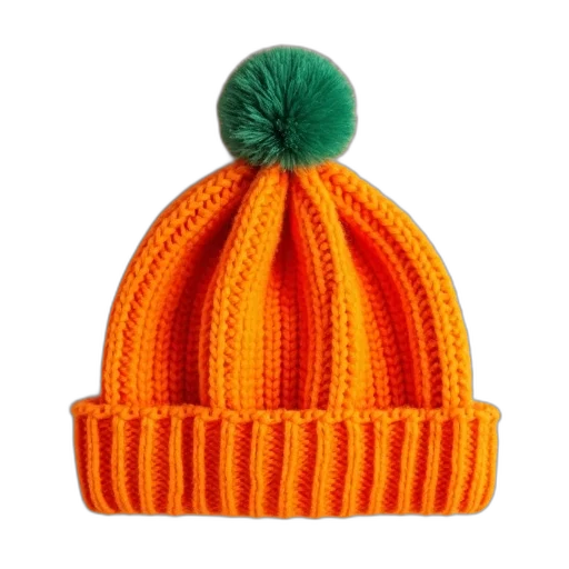 hat, crown, orange, baby transparent PNG cut-out