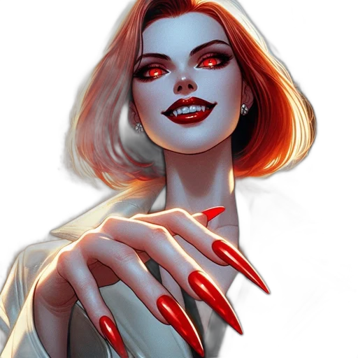 jewelry, face, comic book art, concept art transparent PNG cut-out