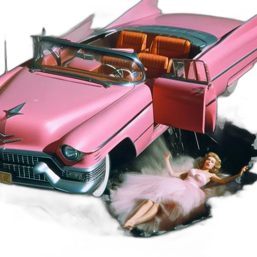 car, weapon, concept art, vaporwave transparent PNG cut-out