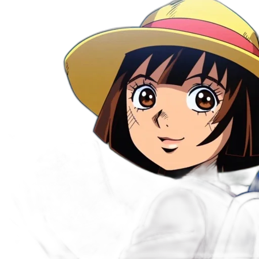 hat, face, flower, creature transparent PNG cut-out