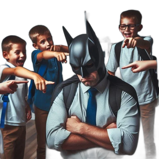 concept art, comic book art, man, batman transparent PNG cut-out