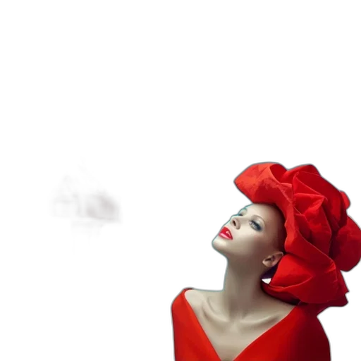 dress, hat, crown, umbrella transparent PNG cut-out