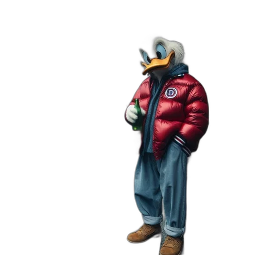 jacket, robot, animal, staff transparent PNG cut-out