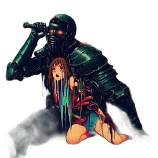 robot, weapon, creature, mask transparent PNG cut-out
