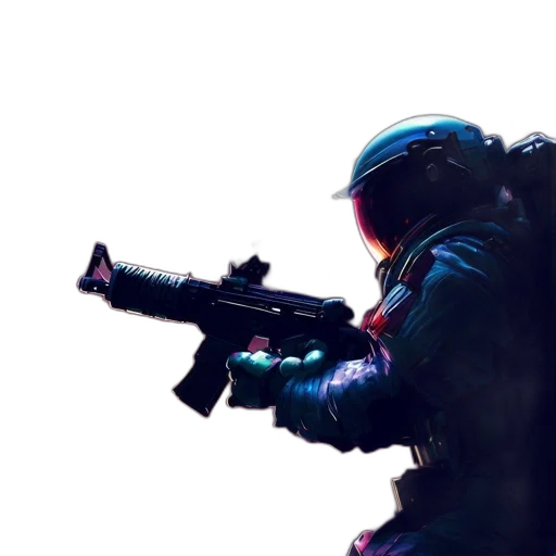 weapon, robot, sword, staff transparent PNG cut-out