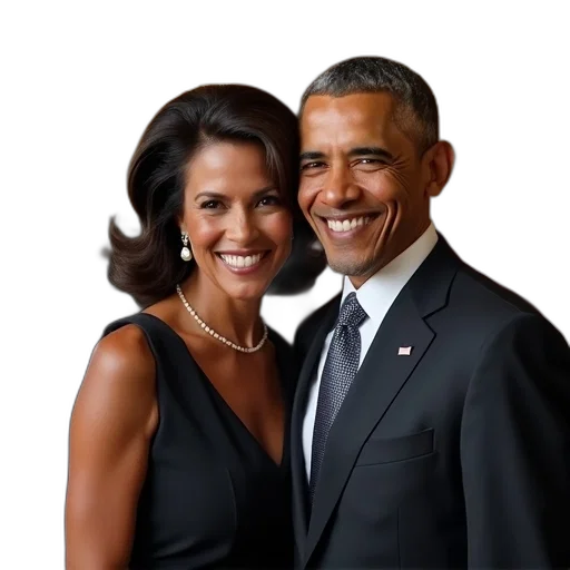 jewelry, face, photorealistic, president transparent PNG cut-out