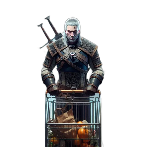 weapon, sword, staff, robot transparent PNG cut-out
