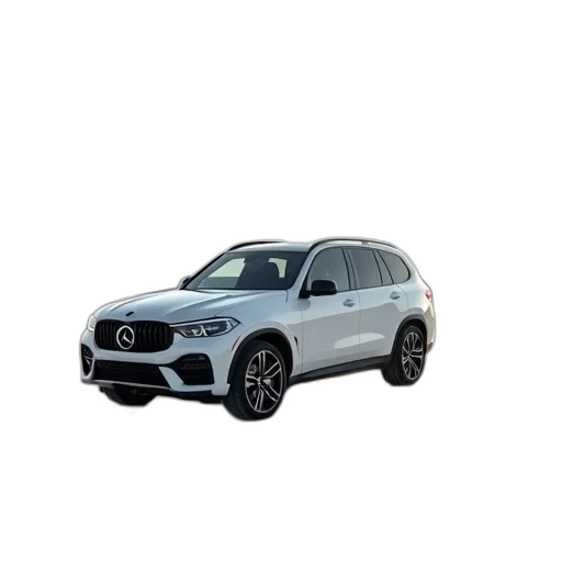 car, 3d render, white, suv transparent PNG cut-out