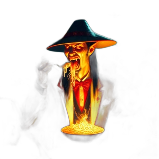 hat, staff, mask, concept art transparent PNG cut-out